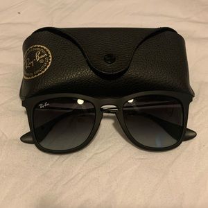Black Ray-Ban sunglasses